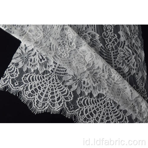 100% Nylon Panel Lace Desain Kain-C